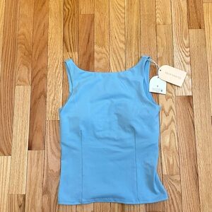 Sky Blue Sleeveless Top by Theory